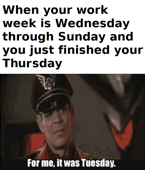 It's tuesday my dudes and