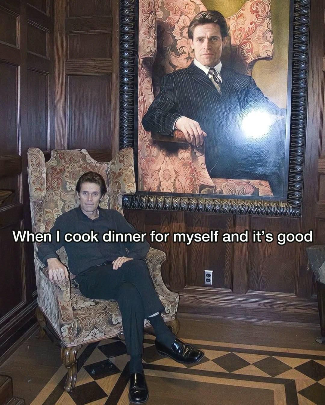 "Compliments to the chef, I heard he is handsome too"
