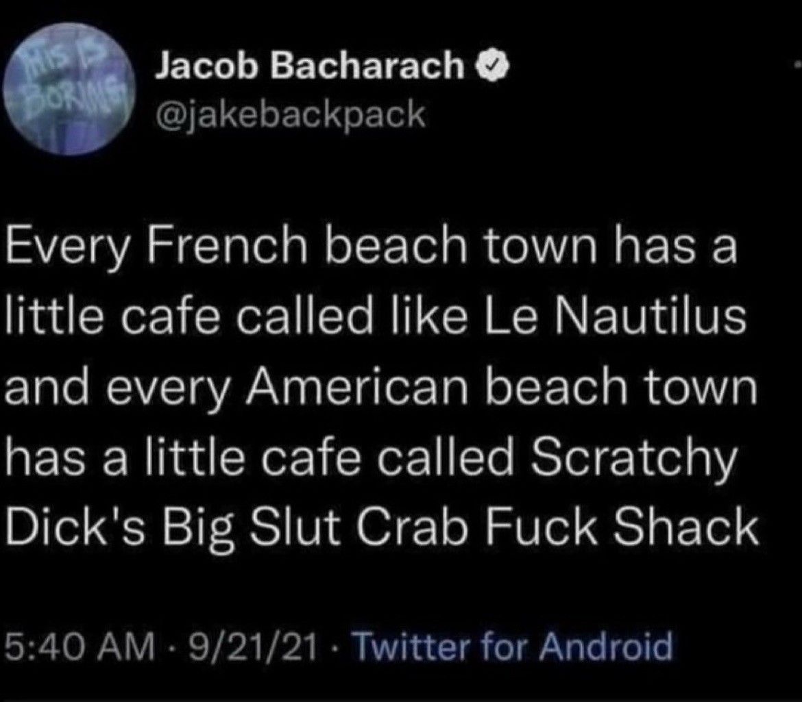 Restaurants often have different names in different countries