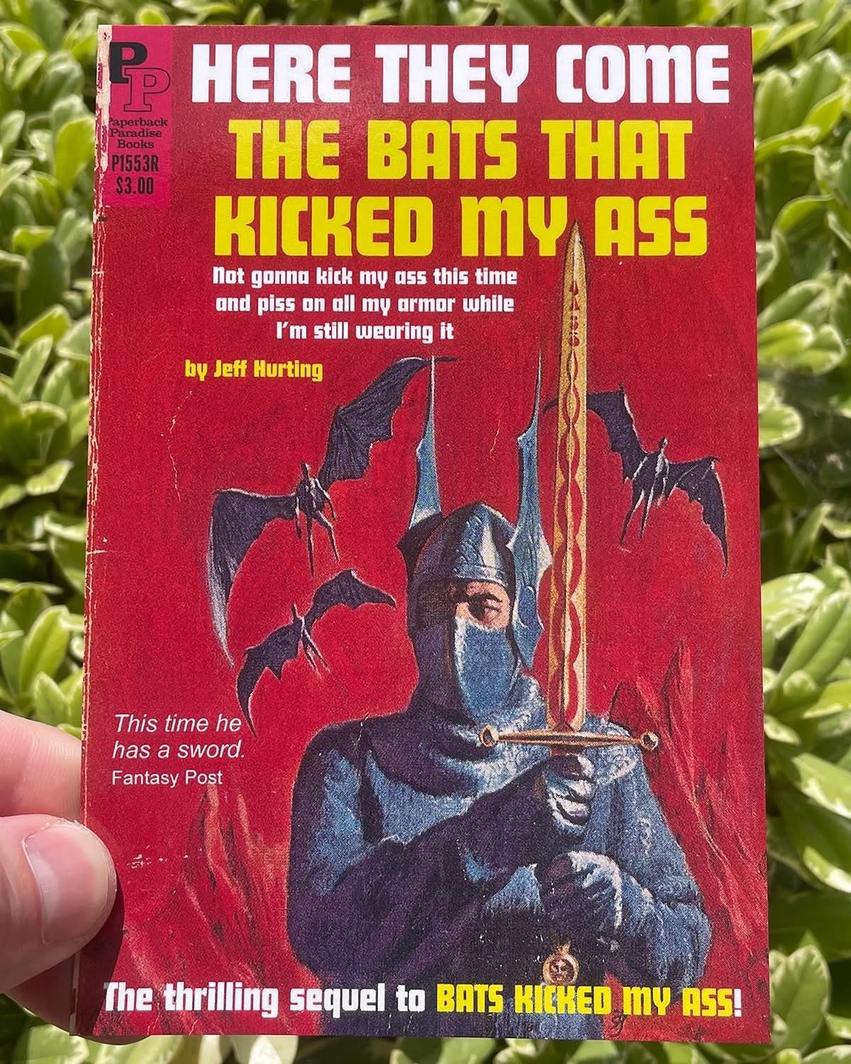 New York Times best seller in the genre of being ass-kicked by bats