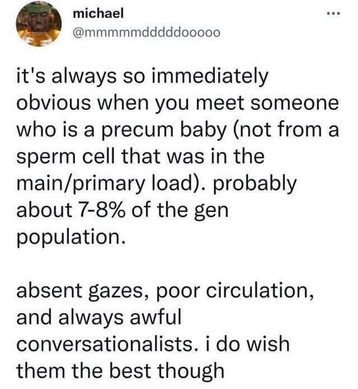 "precum baby" is now in my vocabulary
