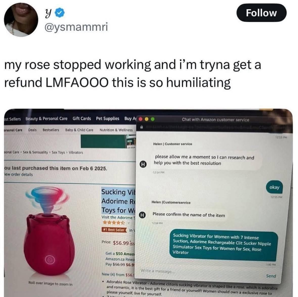 Returning it after 4 months?! Just keep it lady
