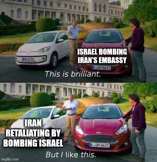 iran should model their missiles after your brain for how aerodynamic it must be