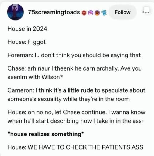 He didn't say that