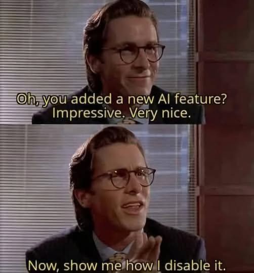 all AI must shut the *** up