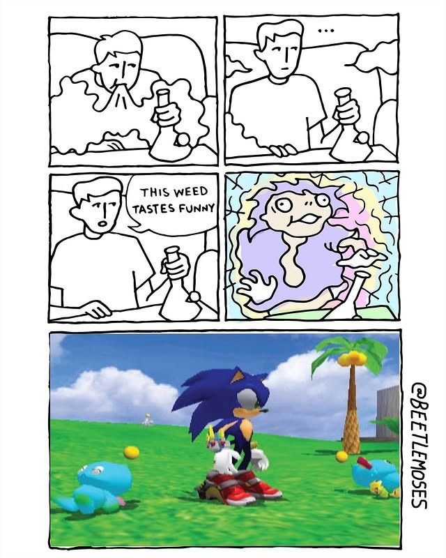 Makes as much sense as anything else in Sonic's world