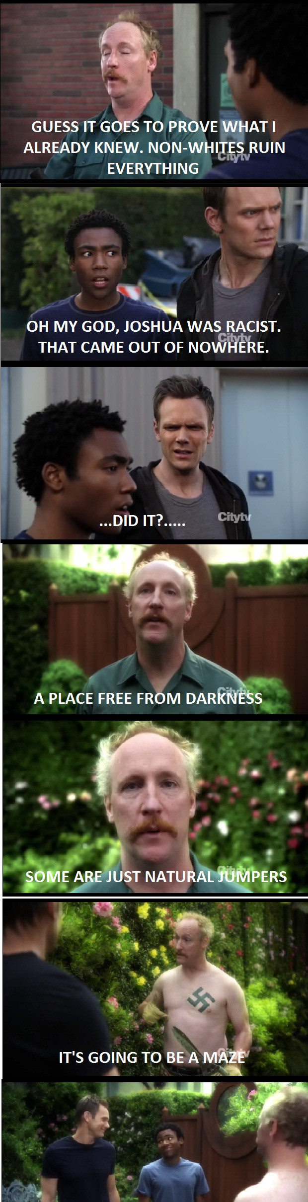 That came out of nowhere...