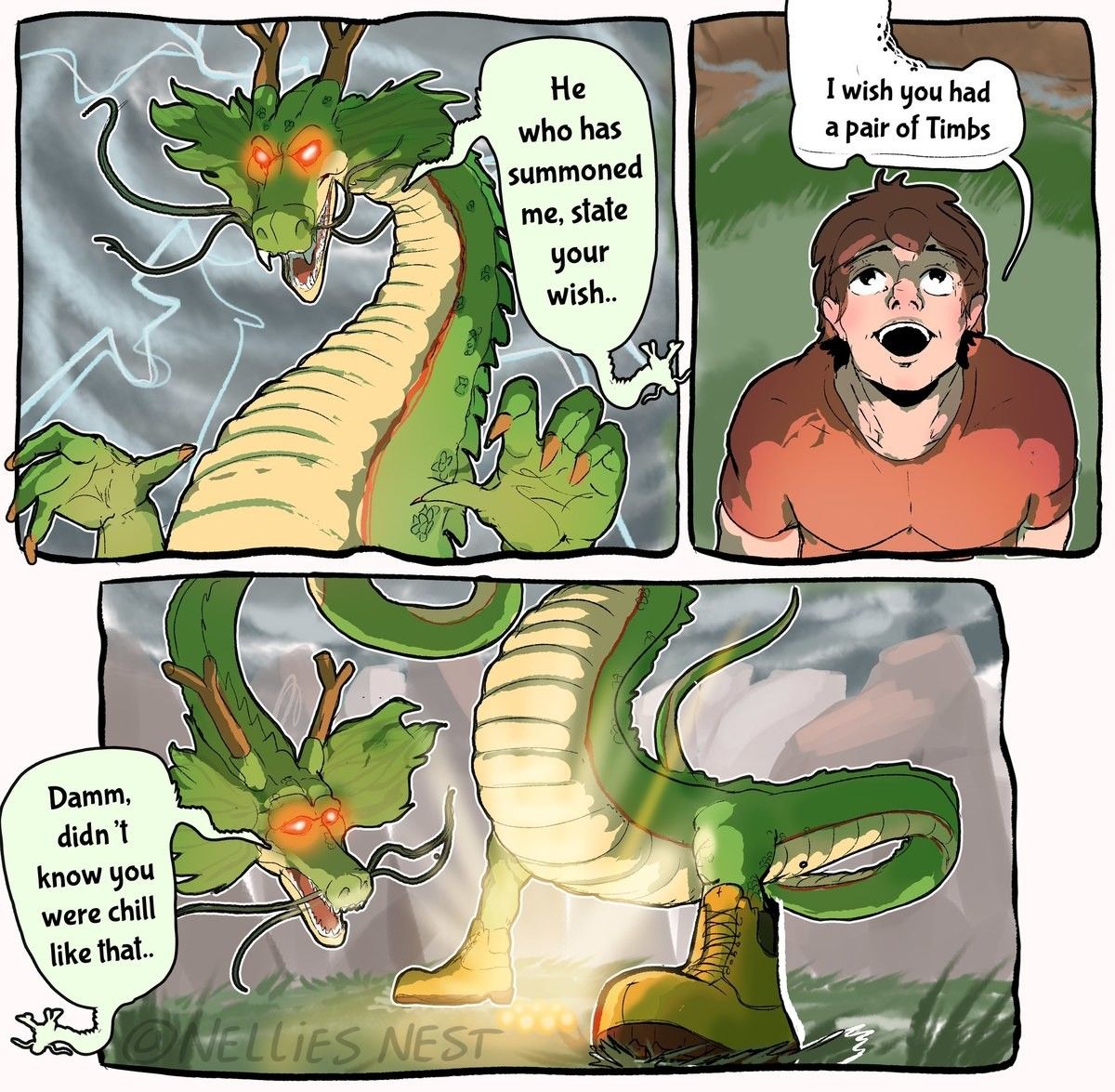 "That's a really good wish. You can have another one"