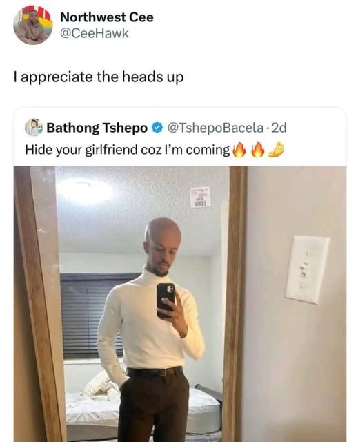 My man entering the dating scene after inventing white people
