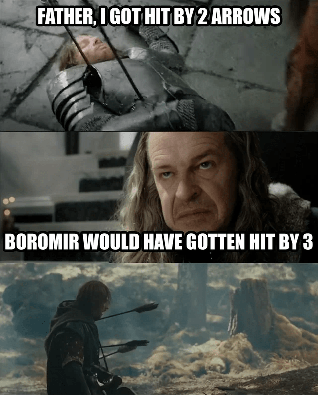Try Harder, Faramir