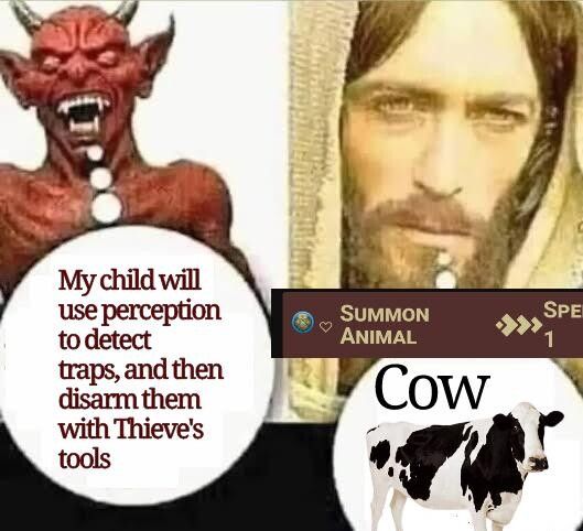 But this way, we get beef