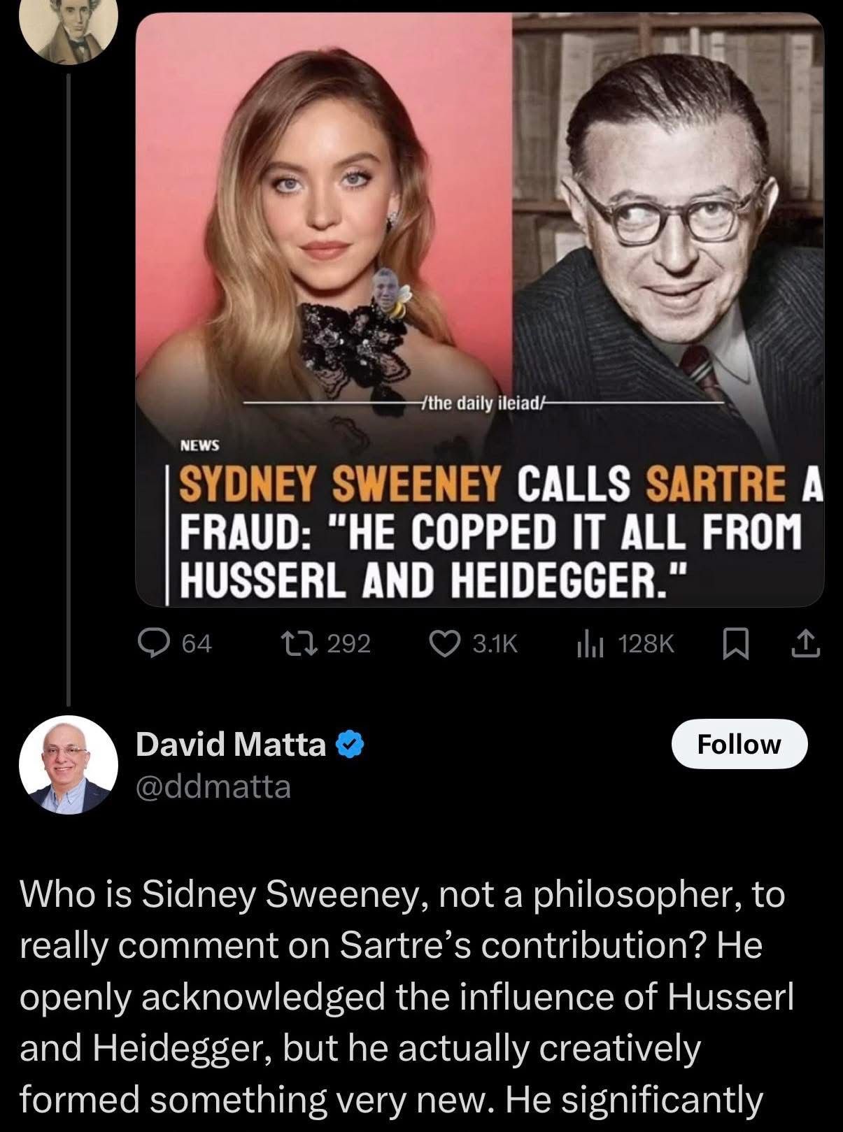 David took the bait