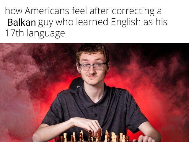 Tbh, english is just like 4th or 5th