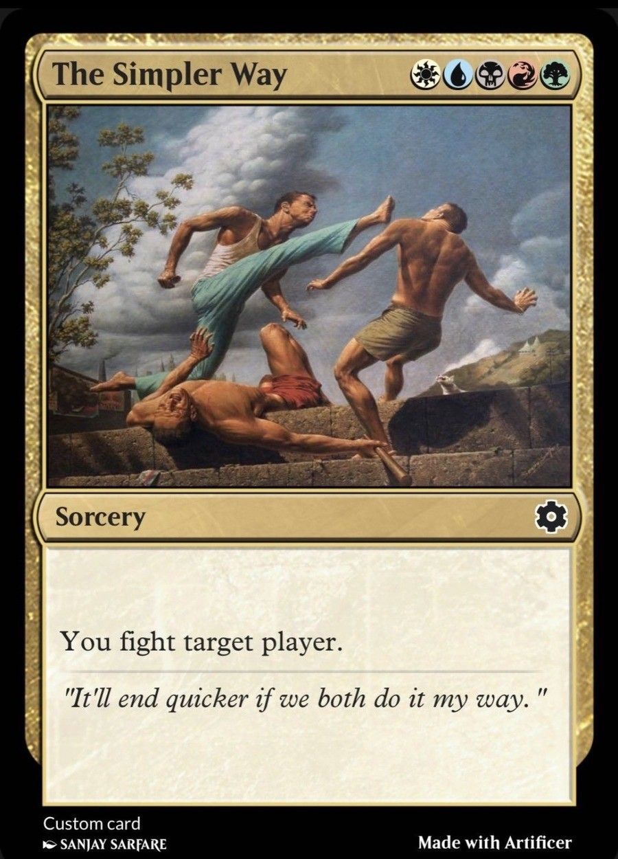 It has no effect on the game, but it is legal in all formats