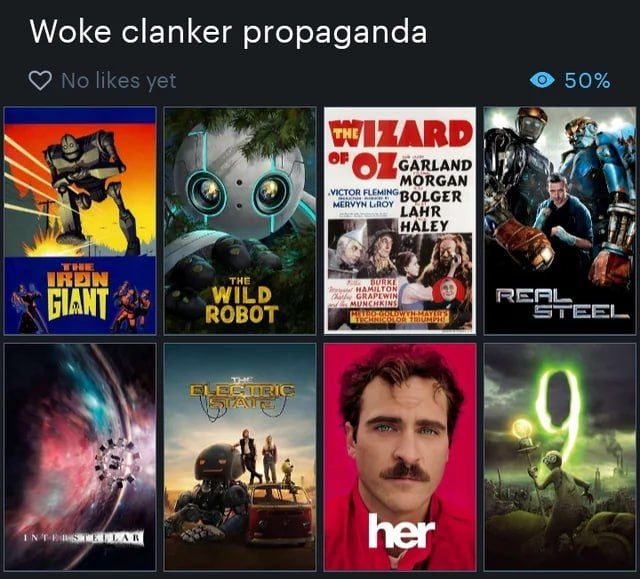 Get that clanker off of the plane
