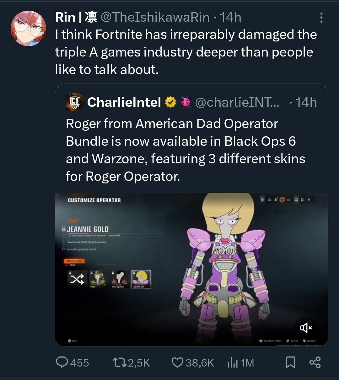 Chat is this true? The last game I played is nearly 30 years old