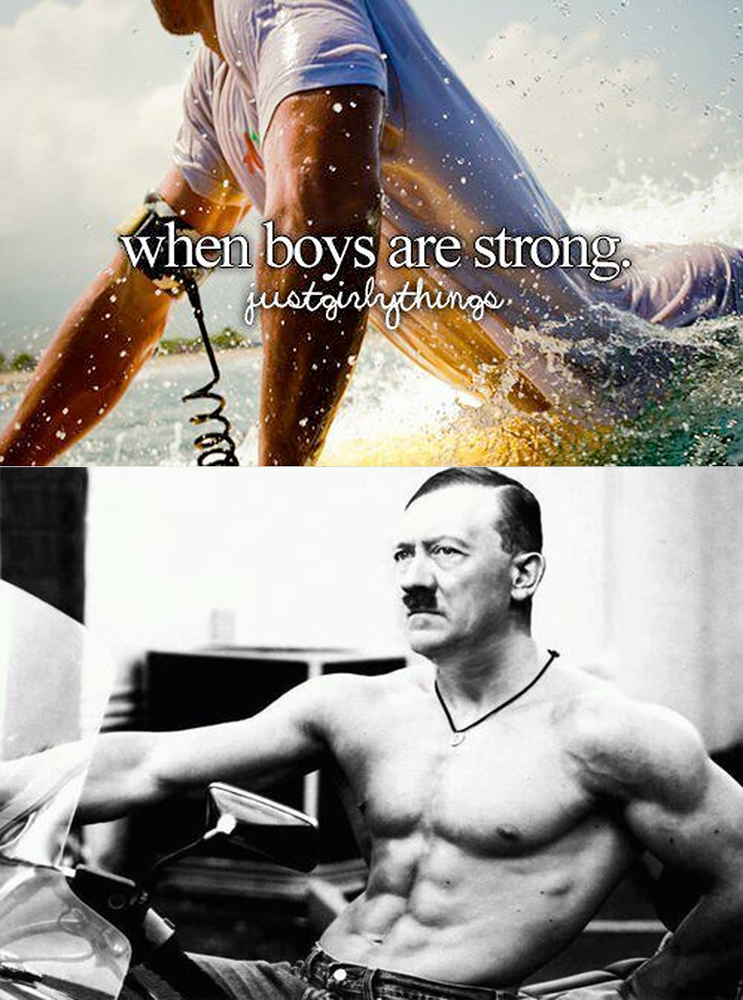 When boys have muscles