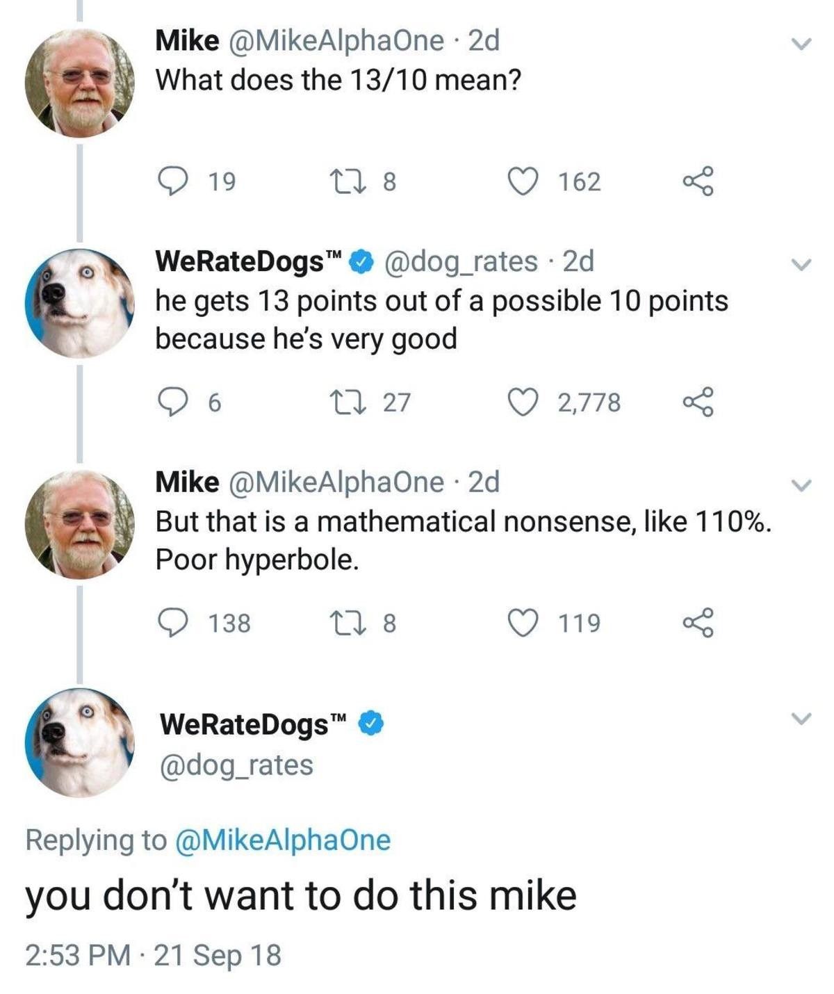 What does the dog know that we mere mortals do not?