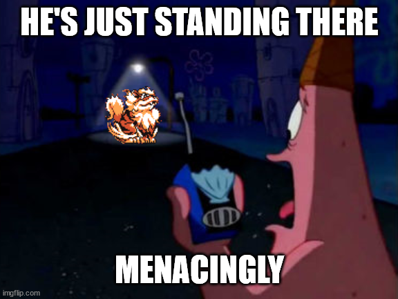 ARCANINE used LEER | Enemy PATRICK's DEFENSE fell