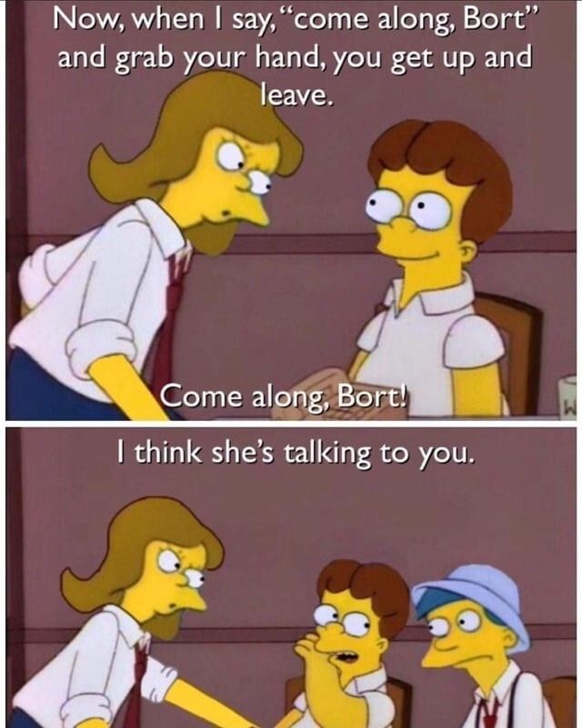 That's out Bort