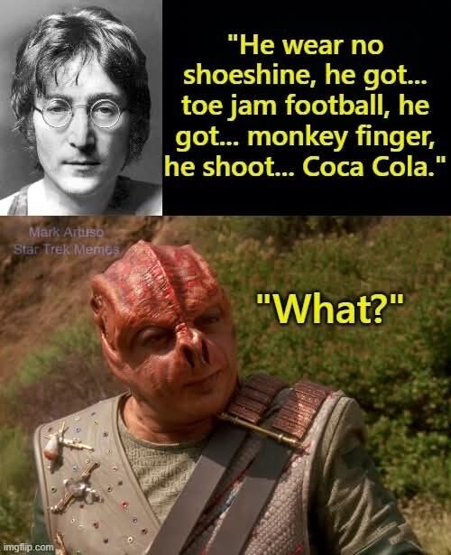 You cannot comprehend him for he is The Walrus
