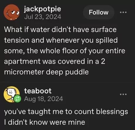 Imagine the evaporation rate