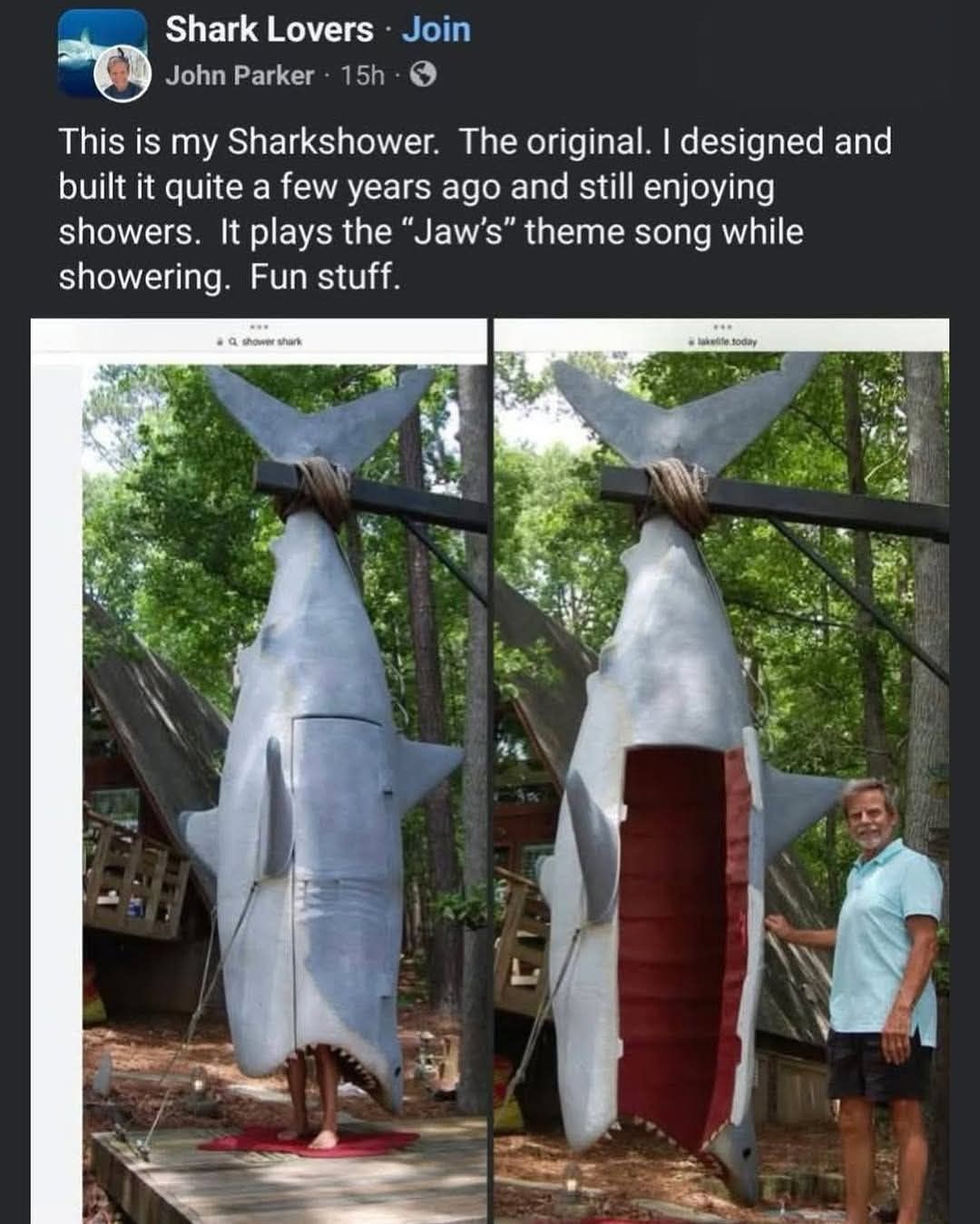 What if we kissed in the shark shower?