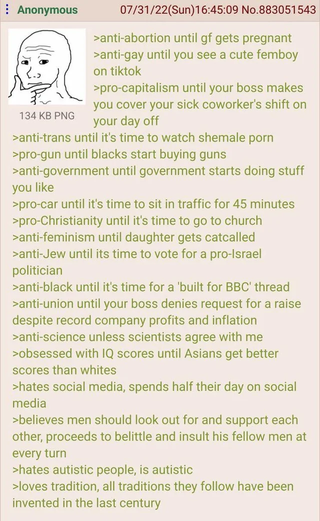 anti pedo until one runs for president