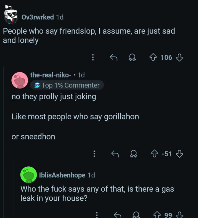There is, but that's besides the point