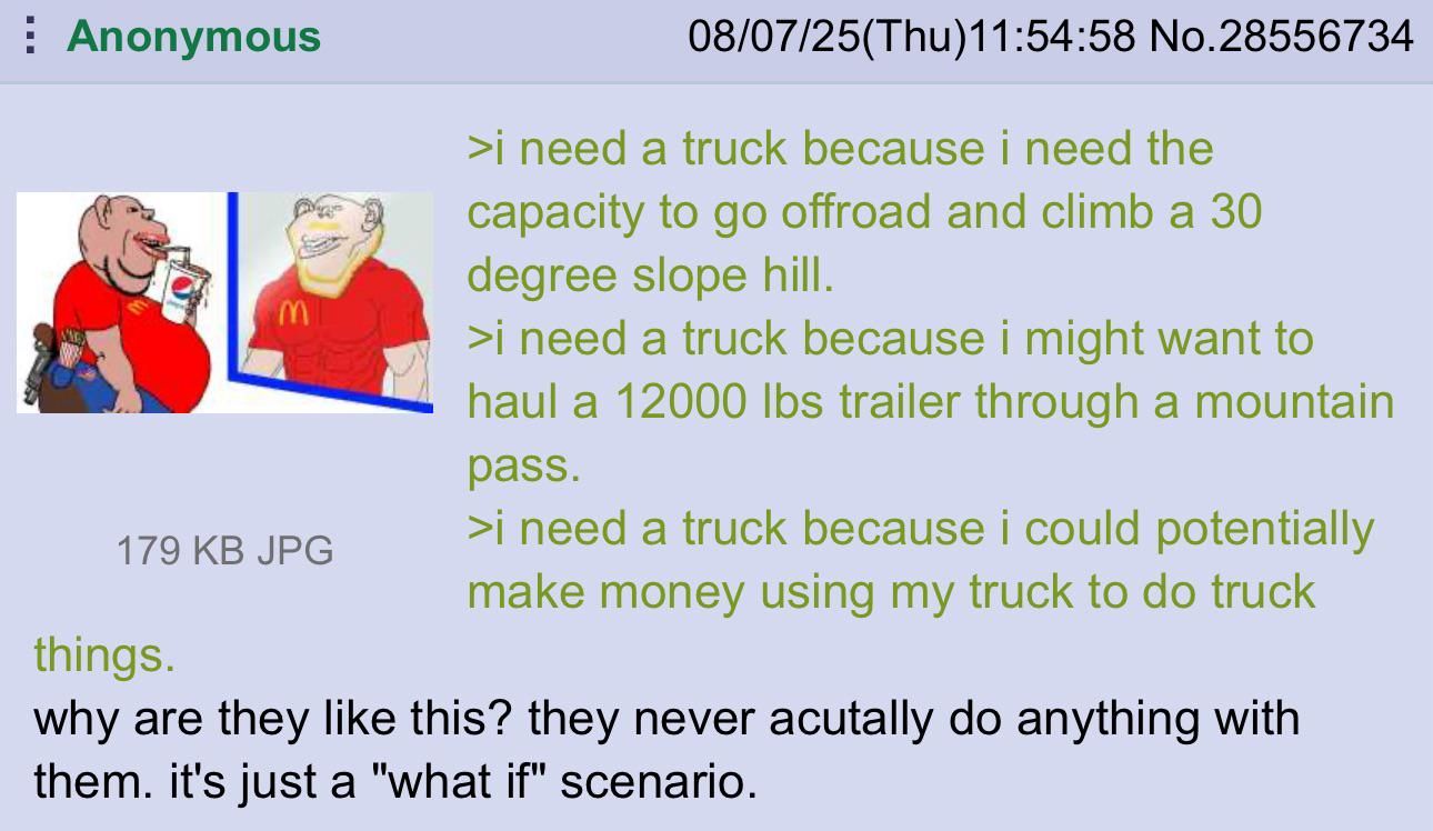 truckolds larping as men