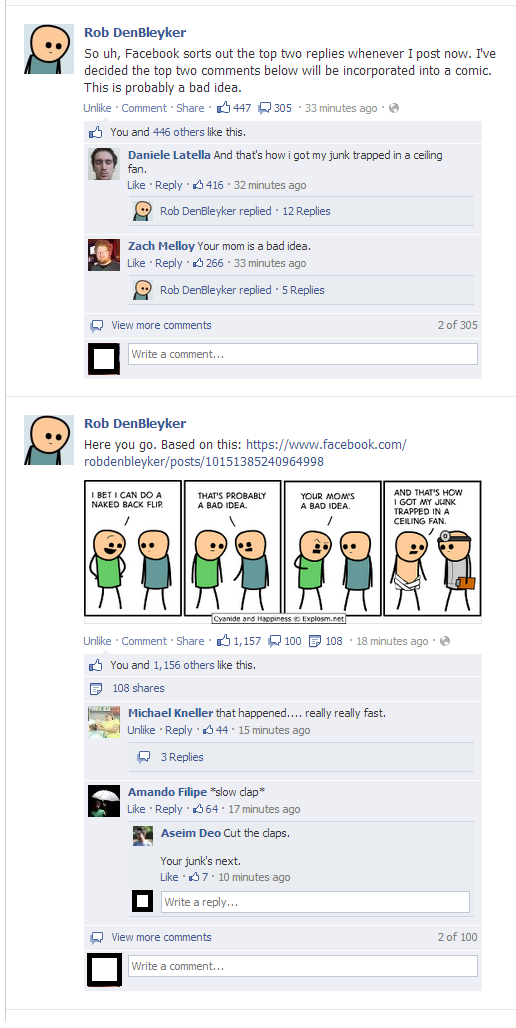 Latest comic from Cyanide & Happiness...