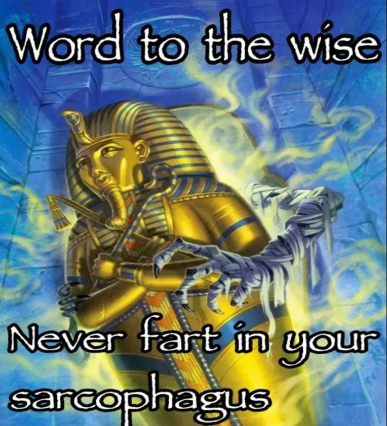 it startles the scarabs