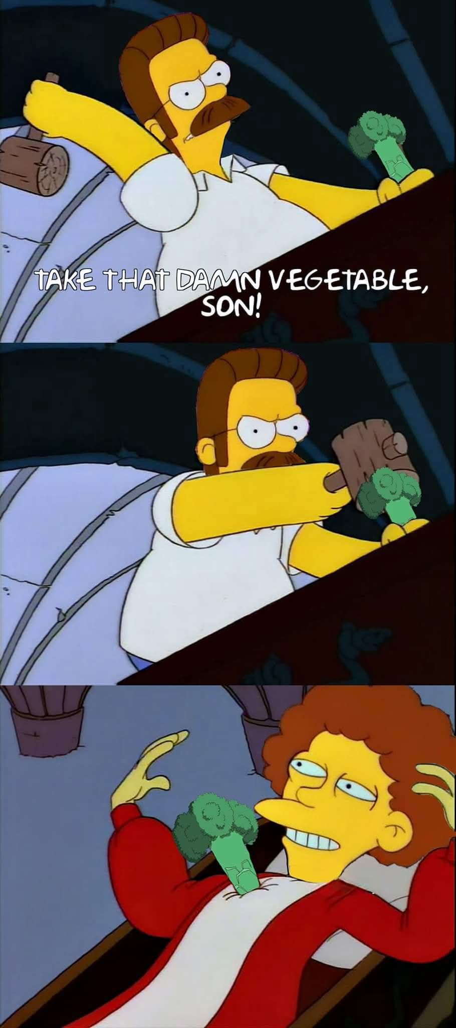 I don't want any damn vegetables