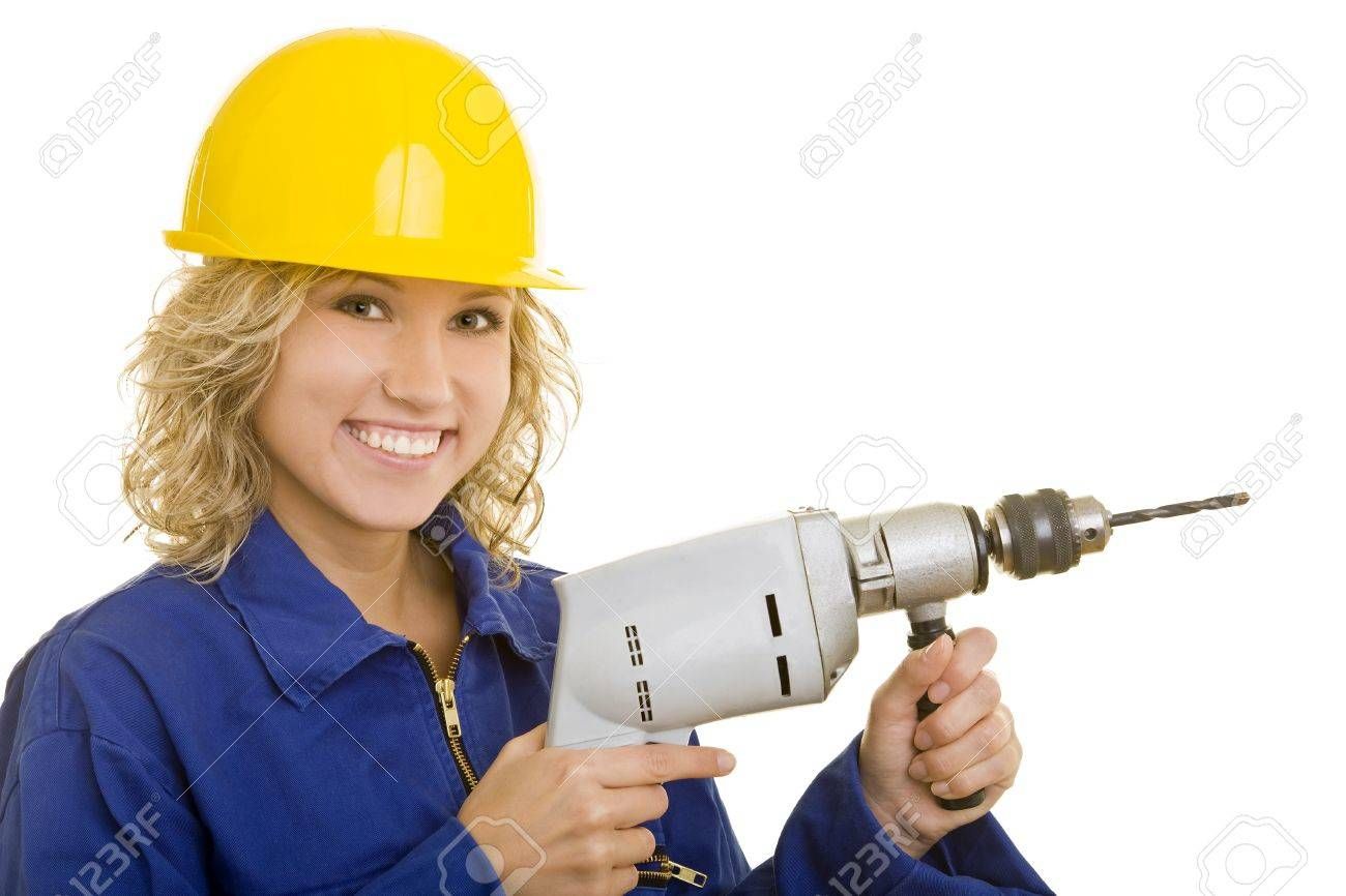 `drilling woman