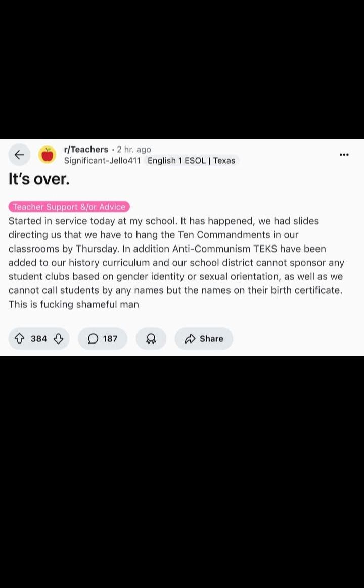 You mean, FINALLY over