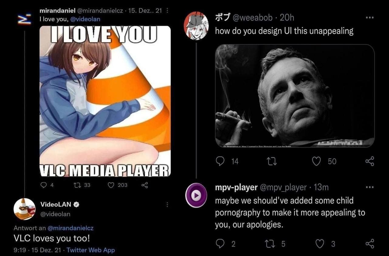 The duality of media players