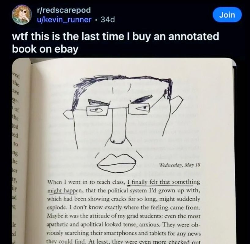 I want an annotated book from ebay