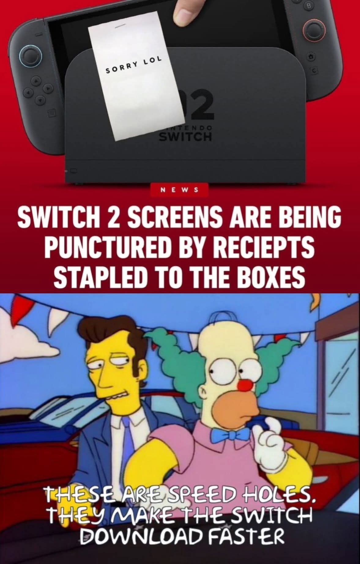 Speed holes