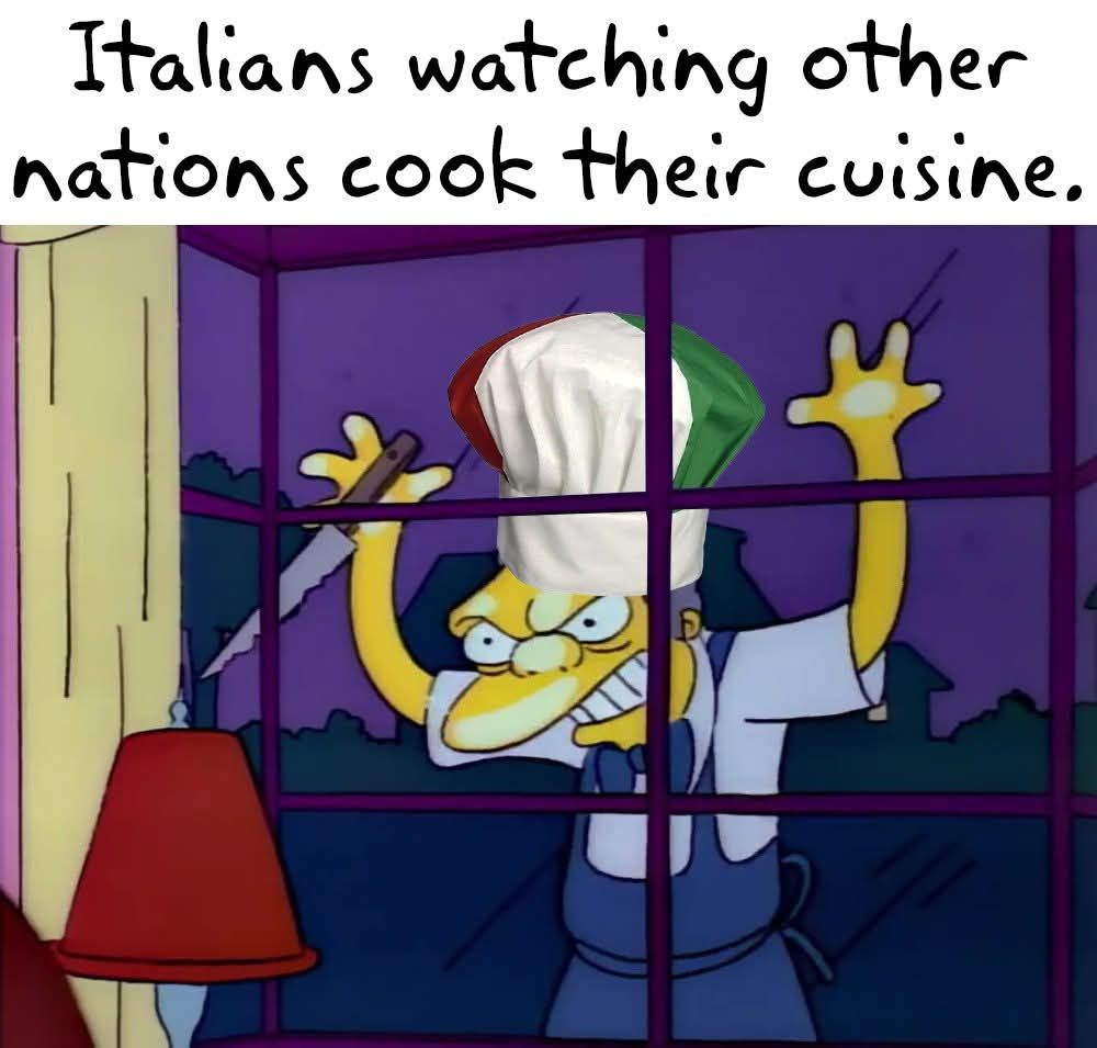 Break the pasta