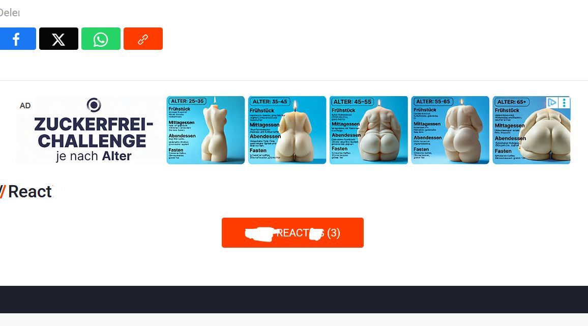 Sugar-free challenge. Why are they candles?