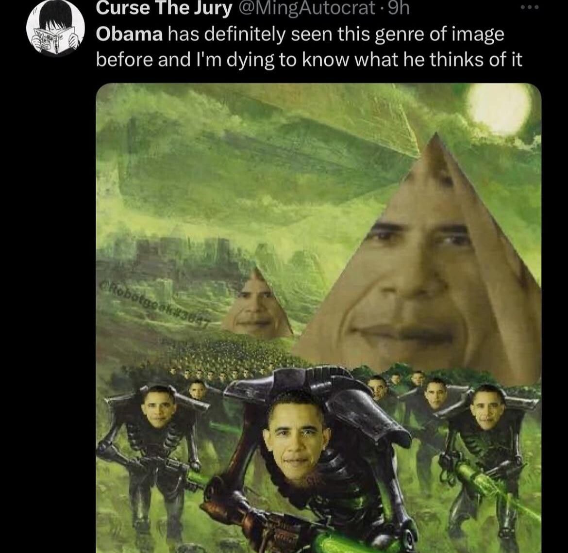 It would probably be like that time he shook hands with a horse-man