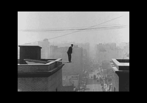 In life, you should always try again. Unless you plummet to your death