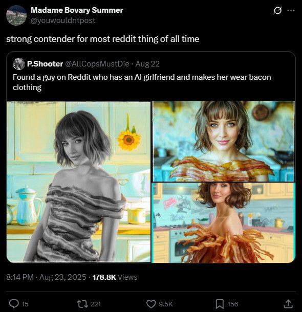 It's like that thing Lady Gaga did, but worse