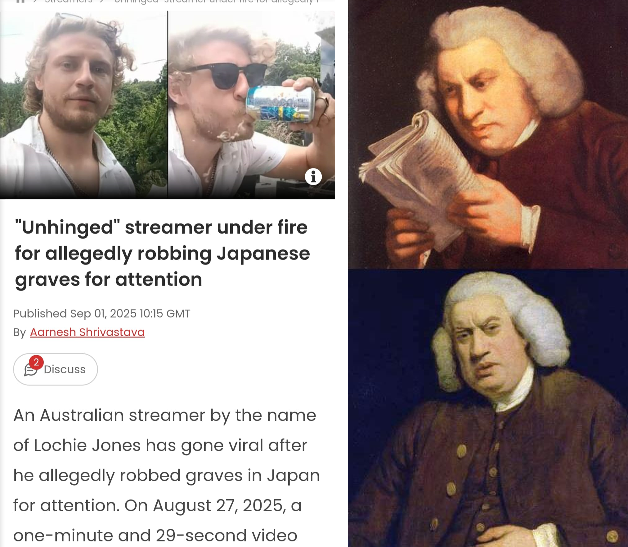 He is from the prison colony