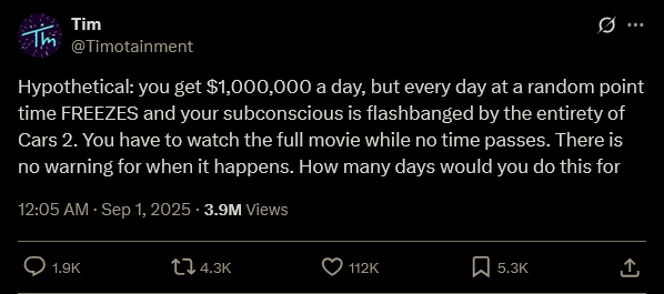 Would you?