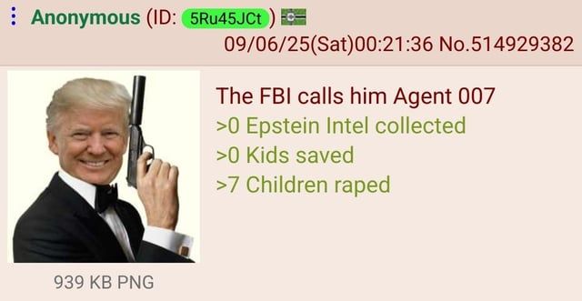 0 Intel, 0 arrests, 7 kids raped