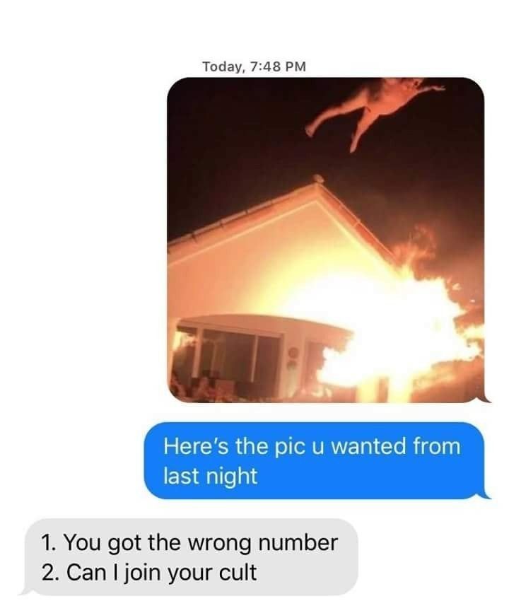 It's not a wrong number and you're already in it