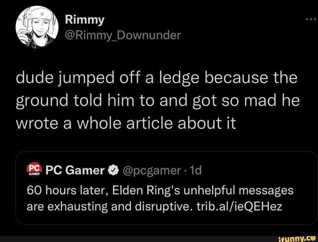 Average game journo