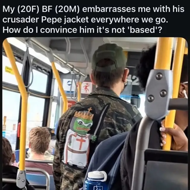 how do we convince bro to leave her toxic cringe ass?