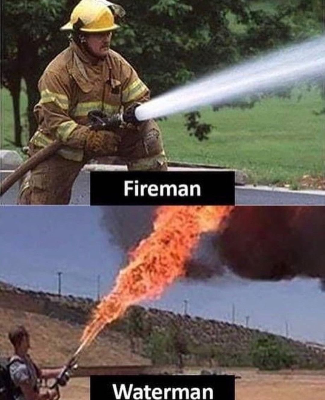 You never know when a water will break out